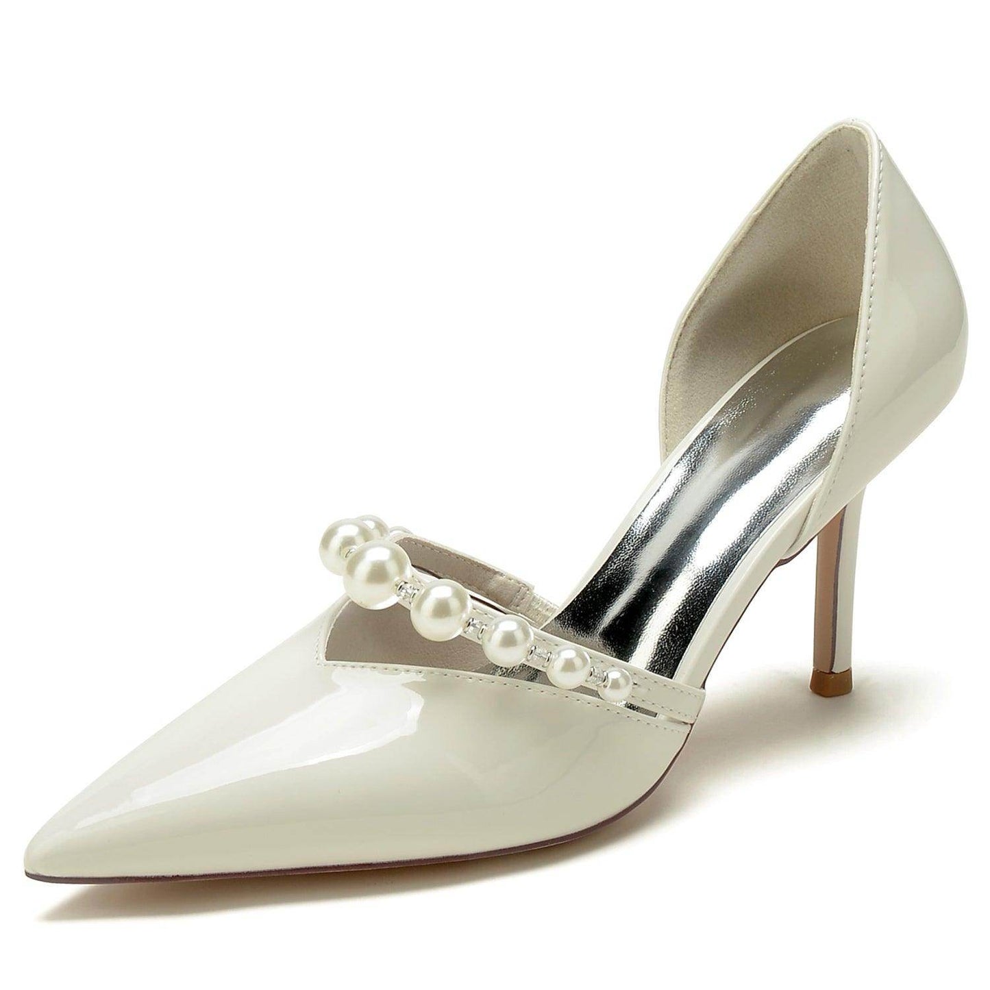 Stiletto Heel 8.5cm Patent Leather Shoes CK0178 - COCOMELODY