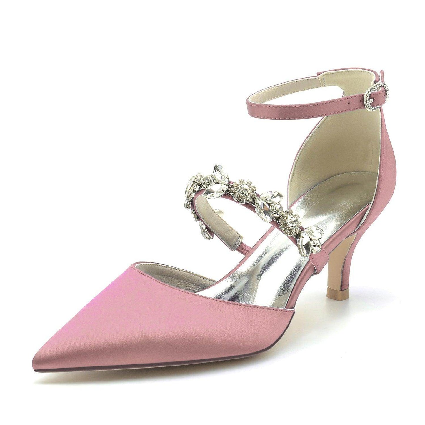 Stiletto Heel 6cm Silk-Like Shoes CK0202 - COCOMELODY