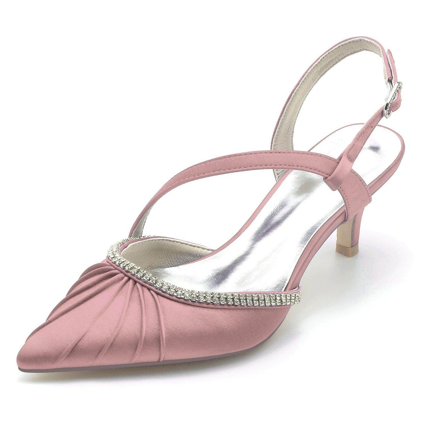 Stiletto Heel 6cm Silk-Like Shoes CK0205 - COCOMELODY