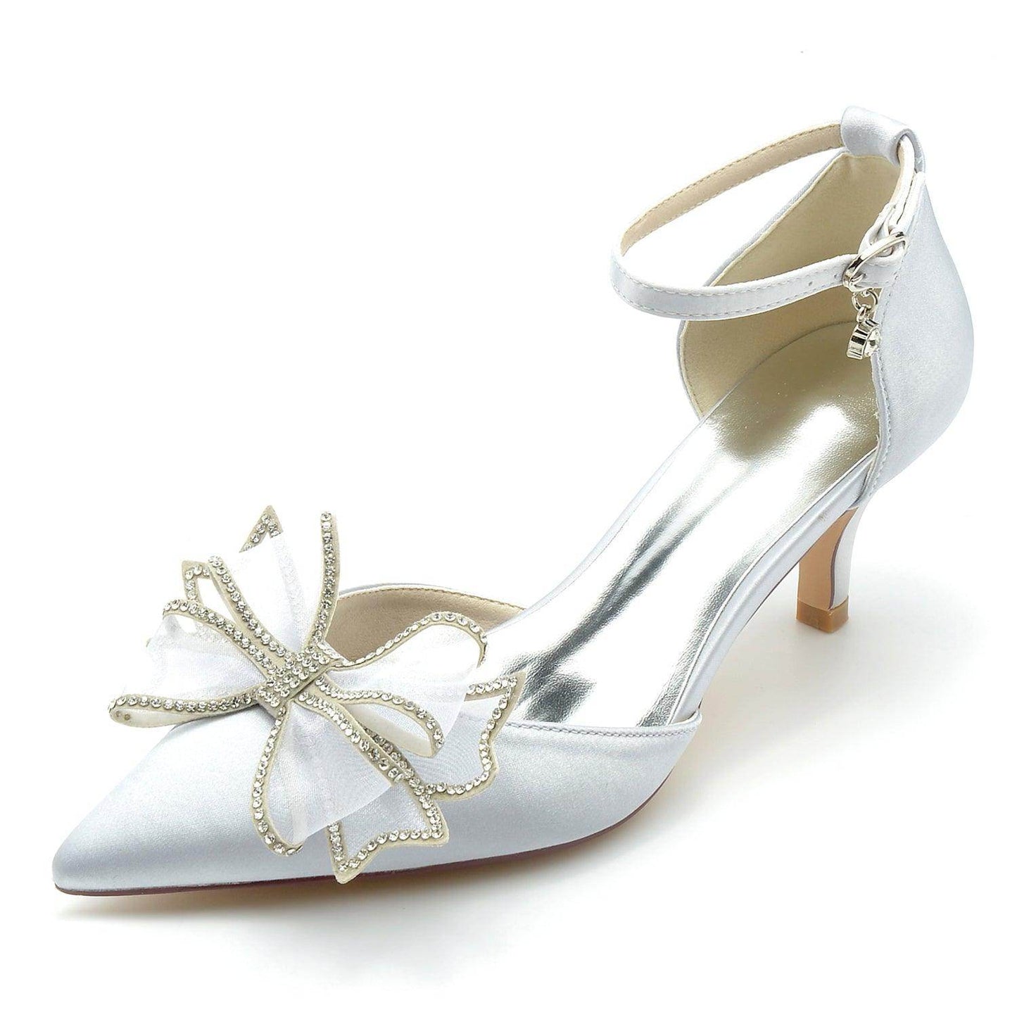 Stiletto Heel 6cm Silk-Like Shoes CK0228 - COCOMELODY