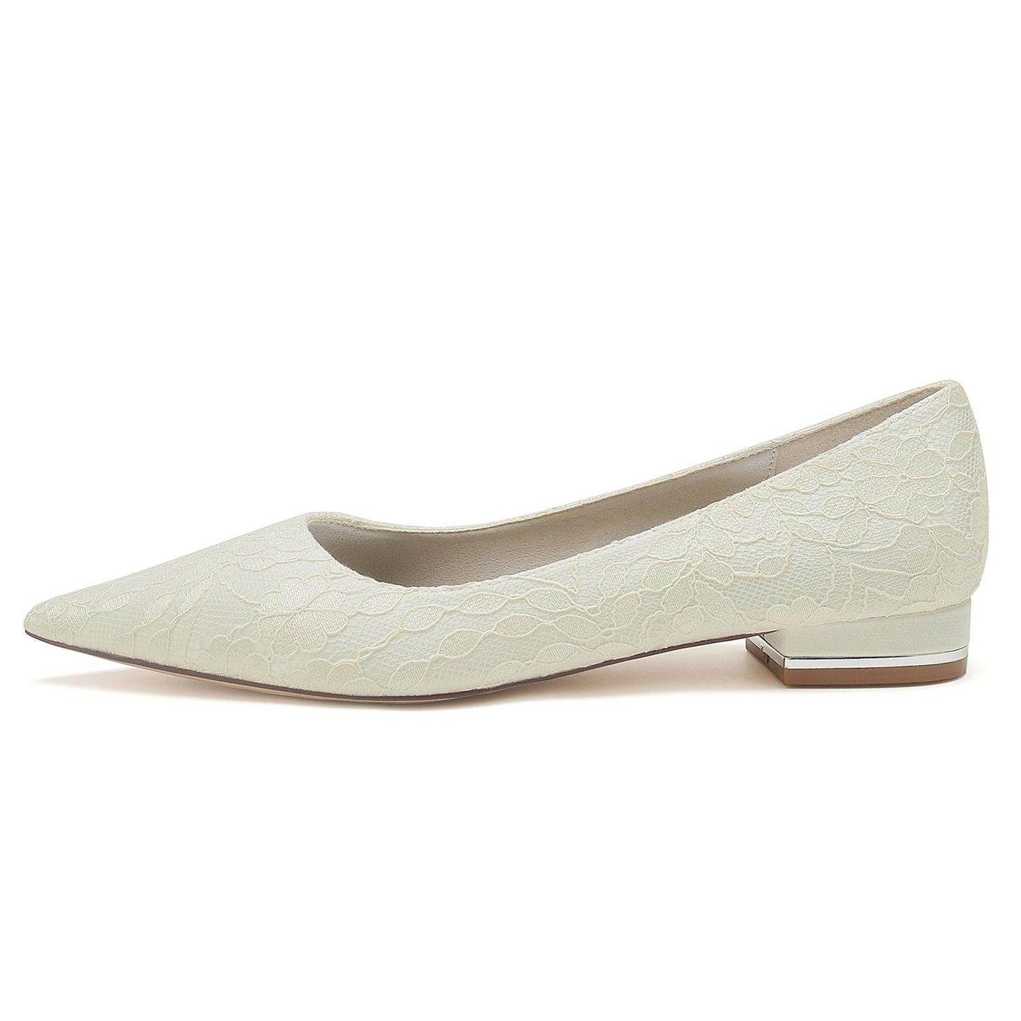 Flat Heel 2.5cm Lace Shoes CK0242 - COCOMELODY