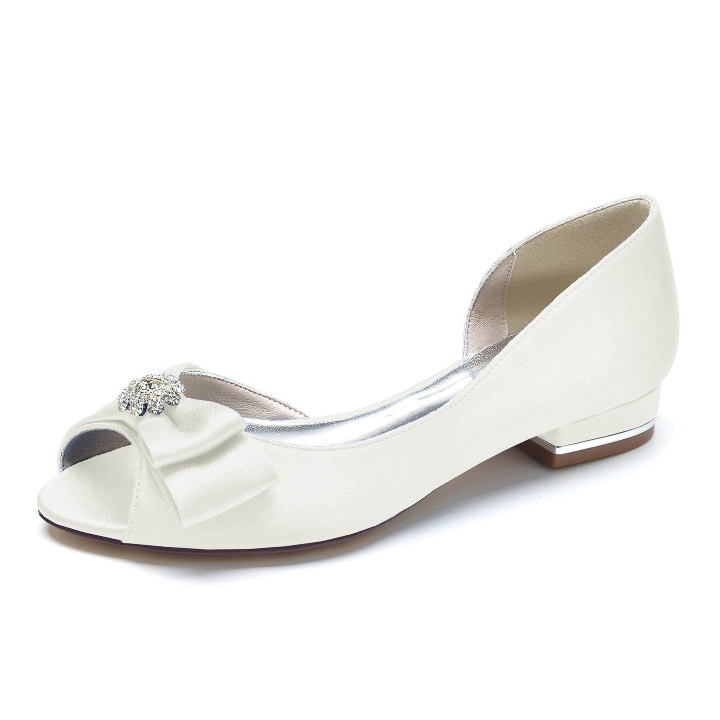 Flat Heel 2.5cm Silk-Like Shoes CK0285 - COCOMELODY