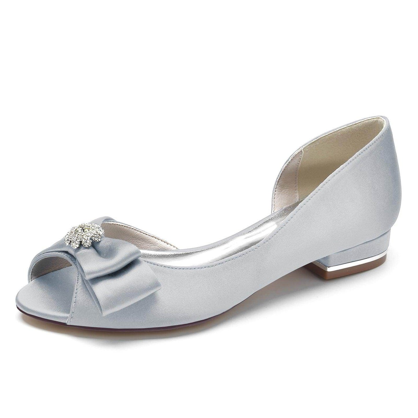 Flat Heel 2.5cm Silk-Like Shoes CK0285 - COCOMELODY