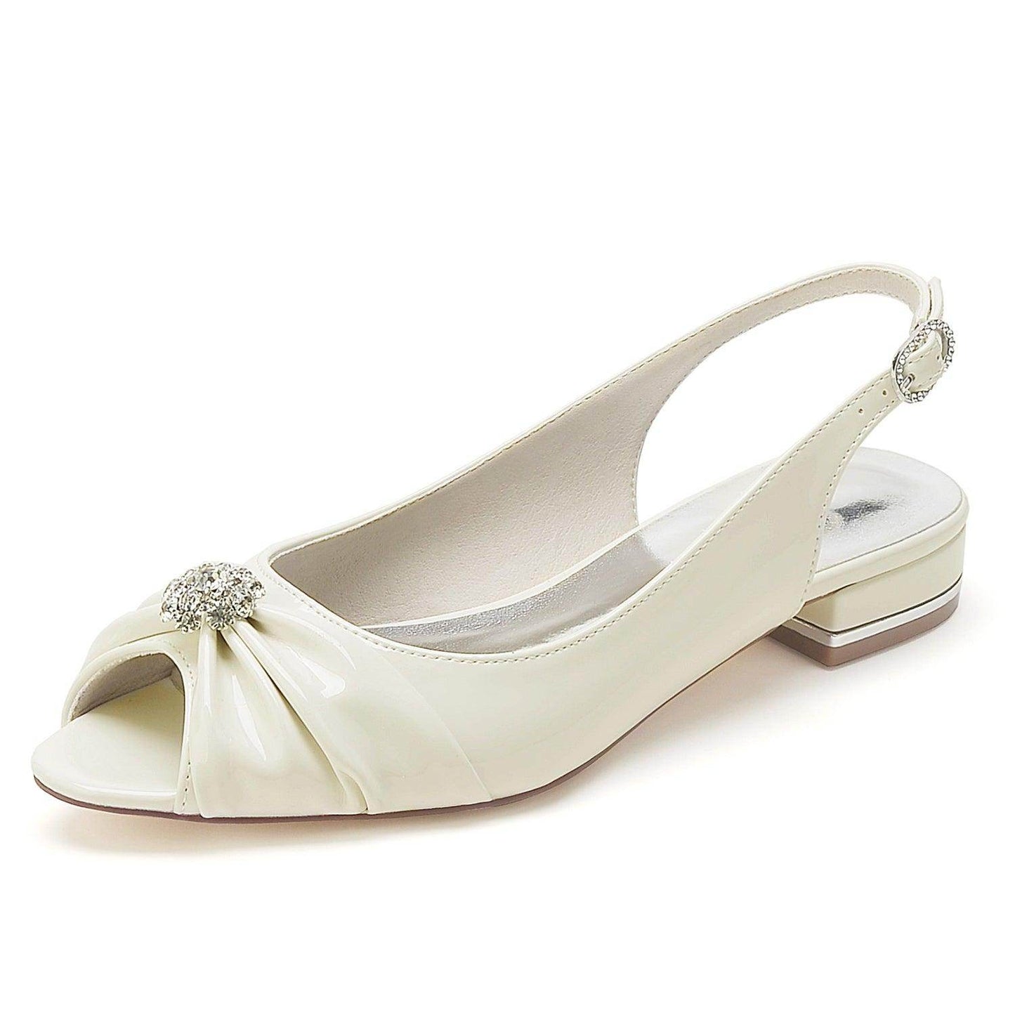 Flat Heel 2.5cm Patent Leather Shoes CK0286 - COCOMELODY