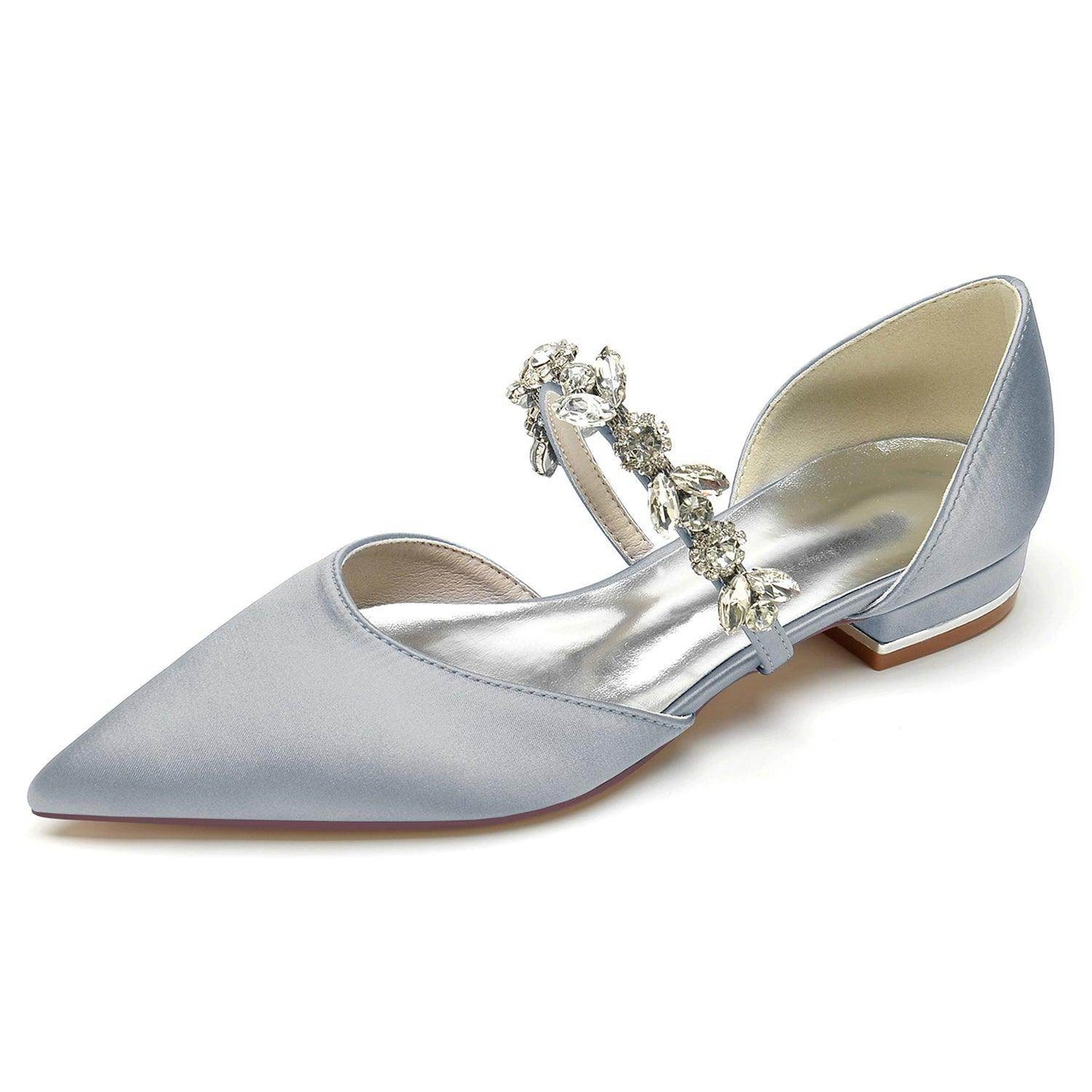 Flat Heel 2.5cm Silk-Like Shoes CK0363 - COCOMELODY