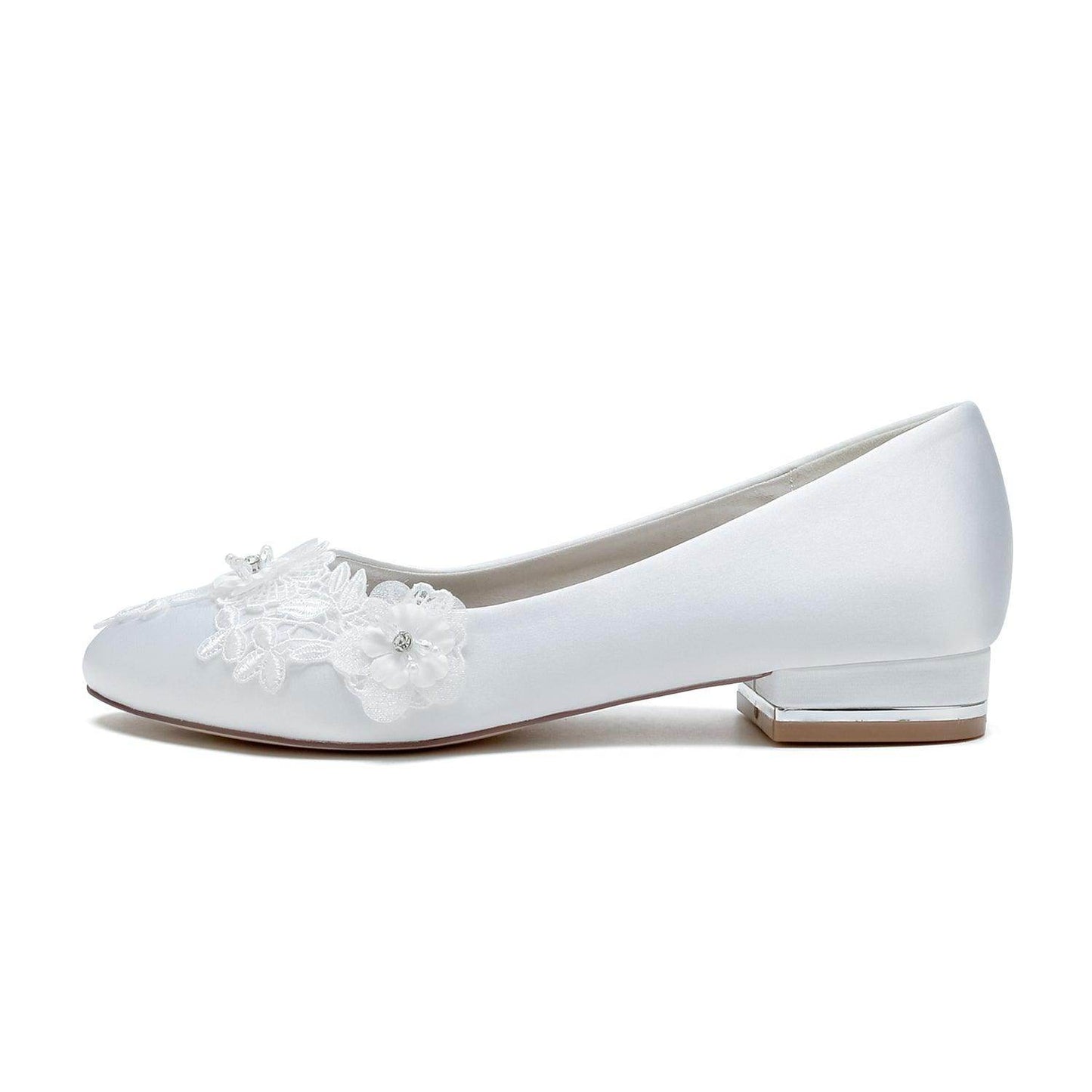 Flat Heel 2.5cm Silk-Like Shoes CK0375 - COCOMELODY