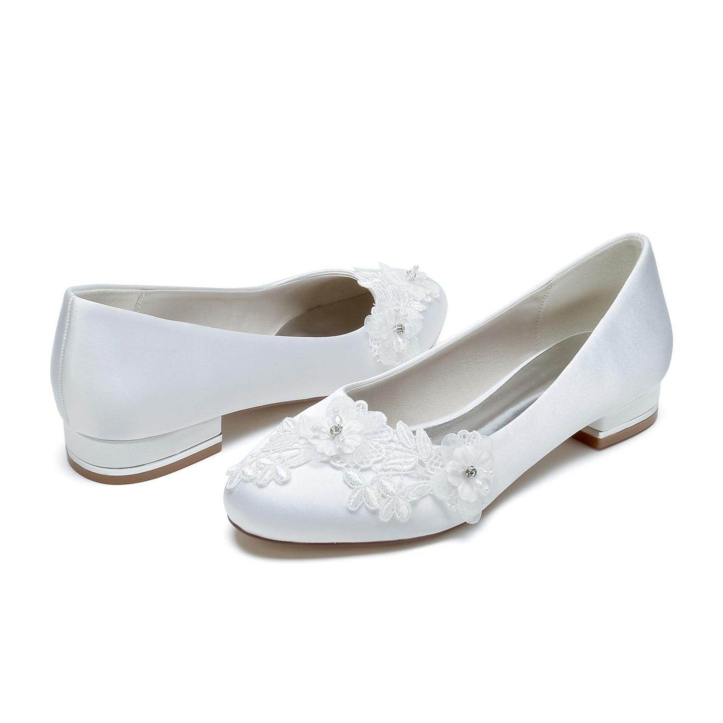 Flat Heel 2.5cm Silk-Like Shoes CK0375 - COCOMELODY
