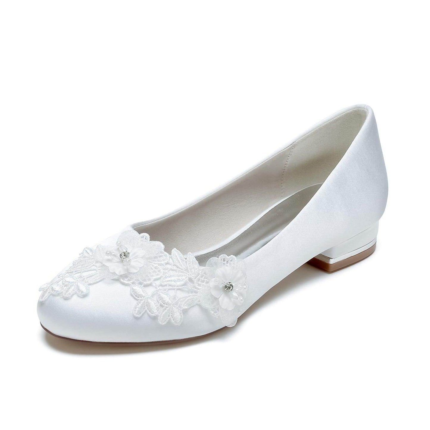 Flat Heel 2.5cm Silk-Like Shoes CK0375 - COCOMELODY