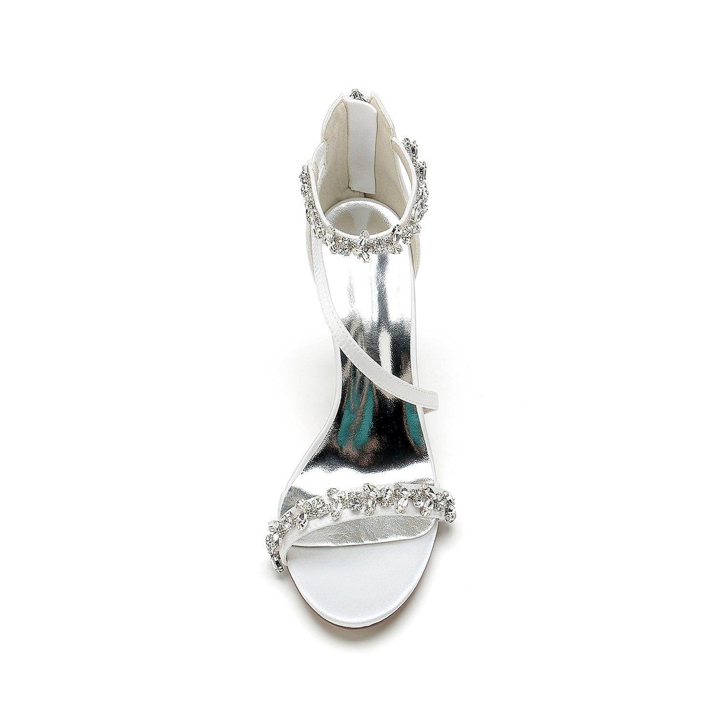Stiletto Heel 9.5cm Silk-Like Shoes CK0391 - COCOMELODY