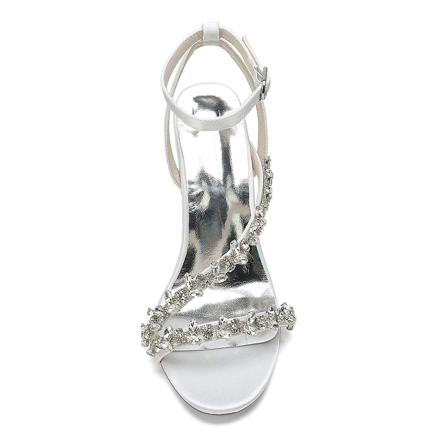 Stiletto Heel 9.5cm Silk-Like Shoes CK0392 - COCOMELODY
