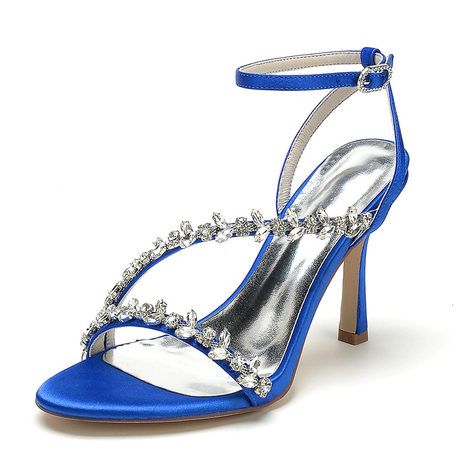 Stiletto Heel 9.5cm Silk-Like Shoes CK0392 - COCOMELODY