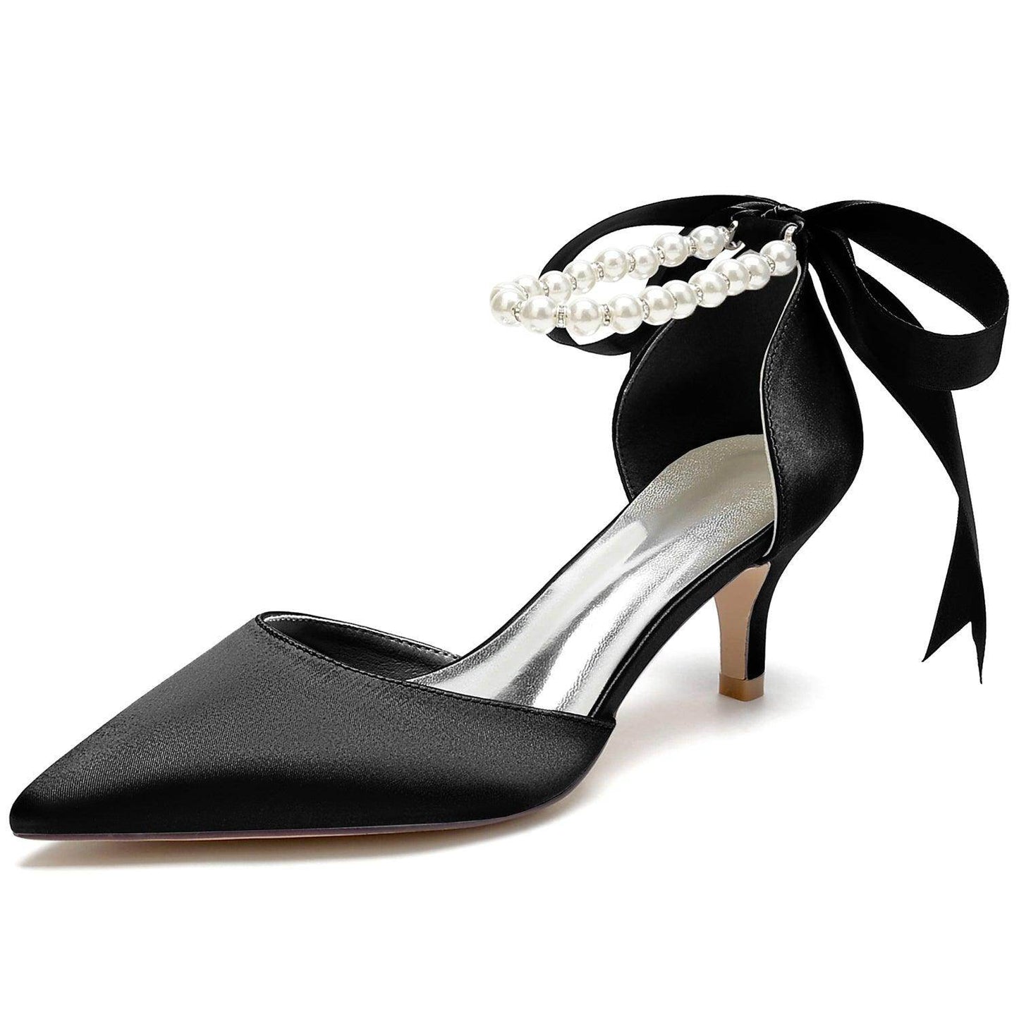 Stiletto Heel 6cm Silk-Like Shoes CK0420 - COCOMELODY