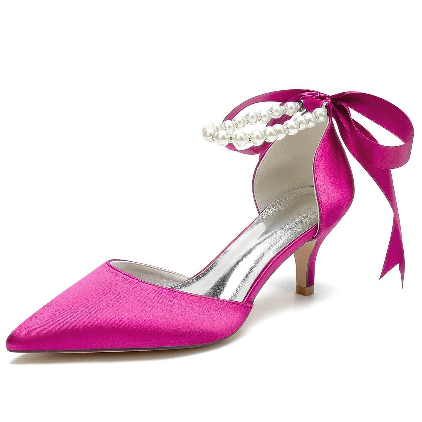 Stiletto Heel 6cm Silk-Like Shoes CK0420 - COCOMELODY