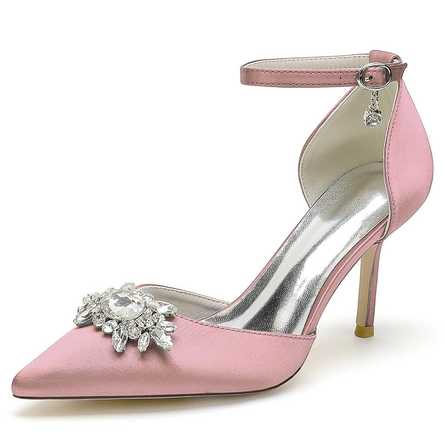 Stiletto Heel 8.5cm Silk-Like Shoes CK0445 - COCOMELODY