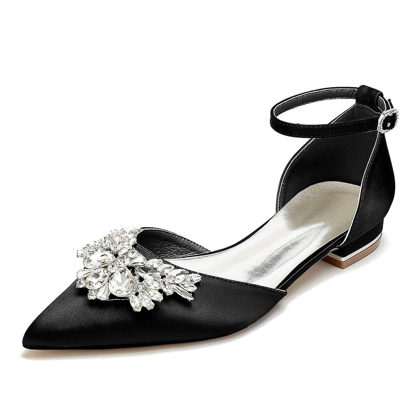 Flat Heel 2.5cm Silk-Like Shoes CK0453 - COCOMELODY