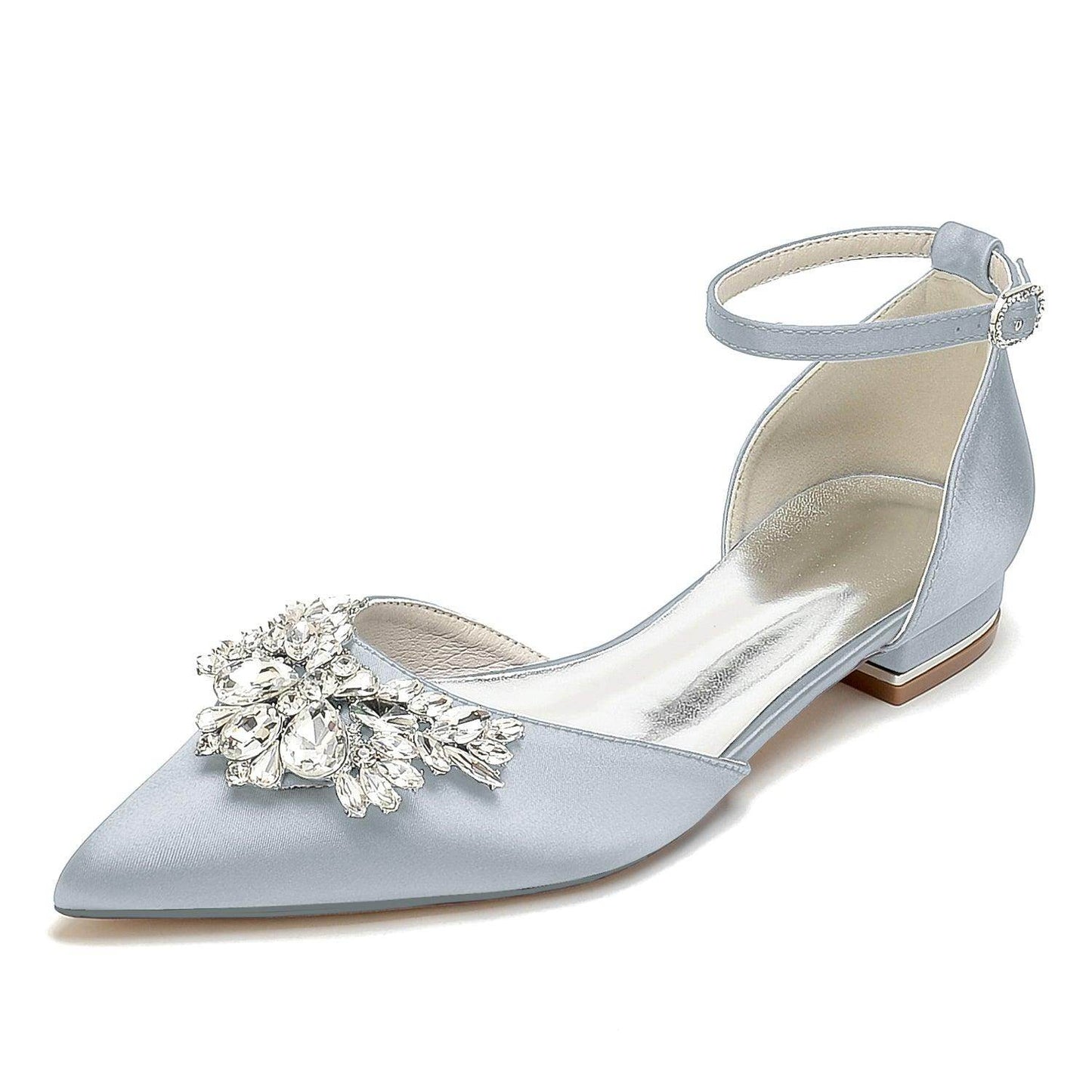 Flat Heel 2.5cm Silk-Like Shoes CK0453 - COCOMELODY