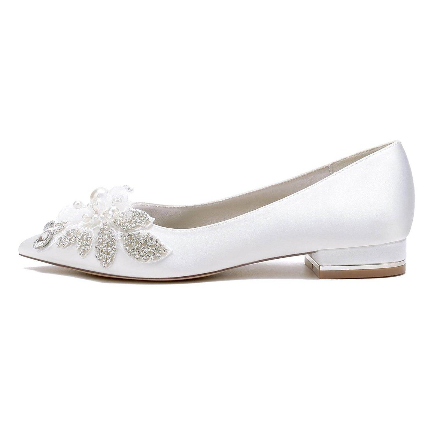 Flat Heel 2.5cm Silk-Like Shoes CK0484 - COCOMELODY