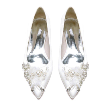 Flat Heel 2.5cm Silk-Like Shoes CK0484 - COCOMELODY