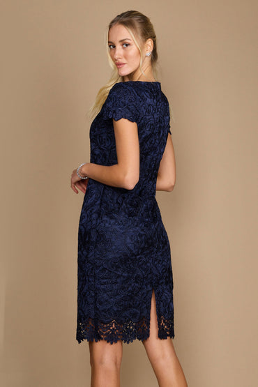 Sheath-Column Short-Mini Lace Dress CM0156