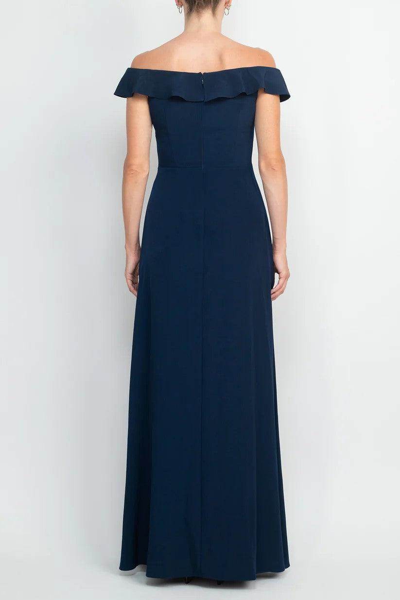 A-Line Floor Length Polyester Mother Dress CM0200 - COCOMELODY
