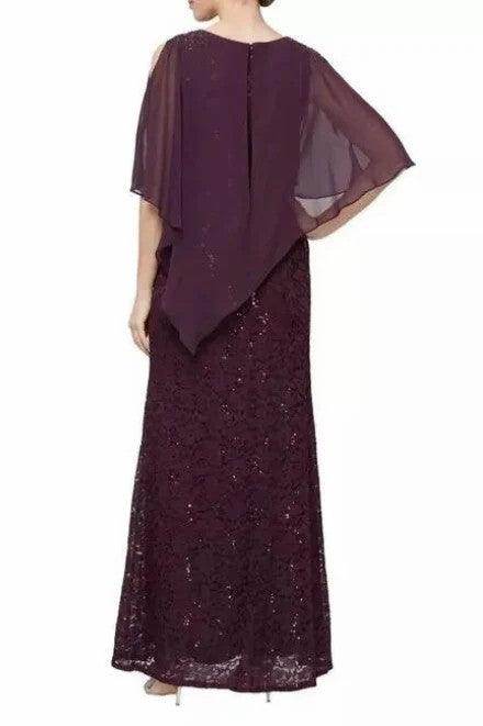 A-Line Ankle Length Stretch Lace Mother Dress CM0203 - COCOMELODY