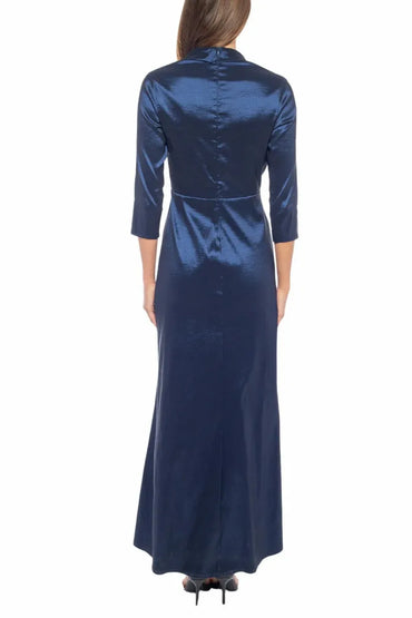 A-Line Maxi Taffeta Mother Dress CM0204