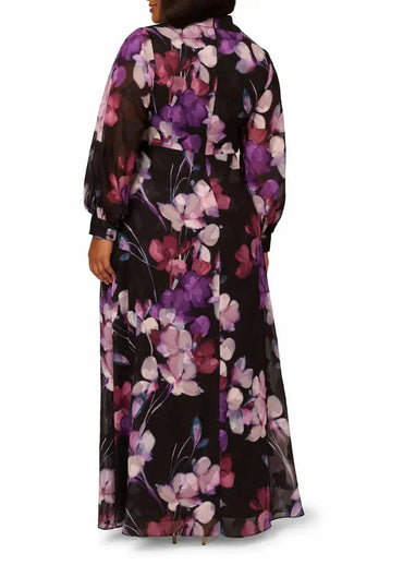 A-Line Maxi Georgette Mother Dress CM0214