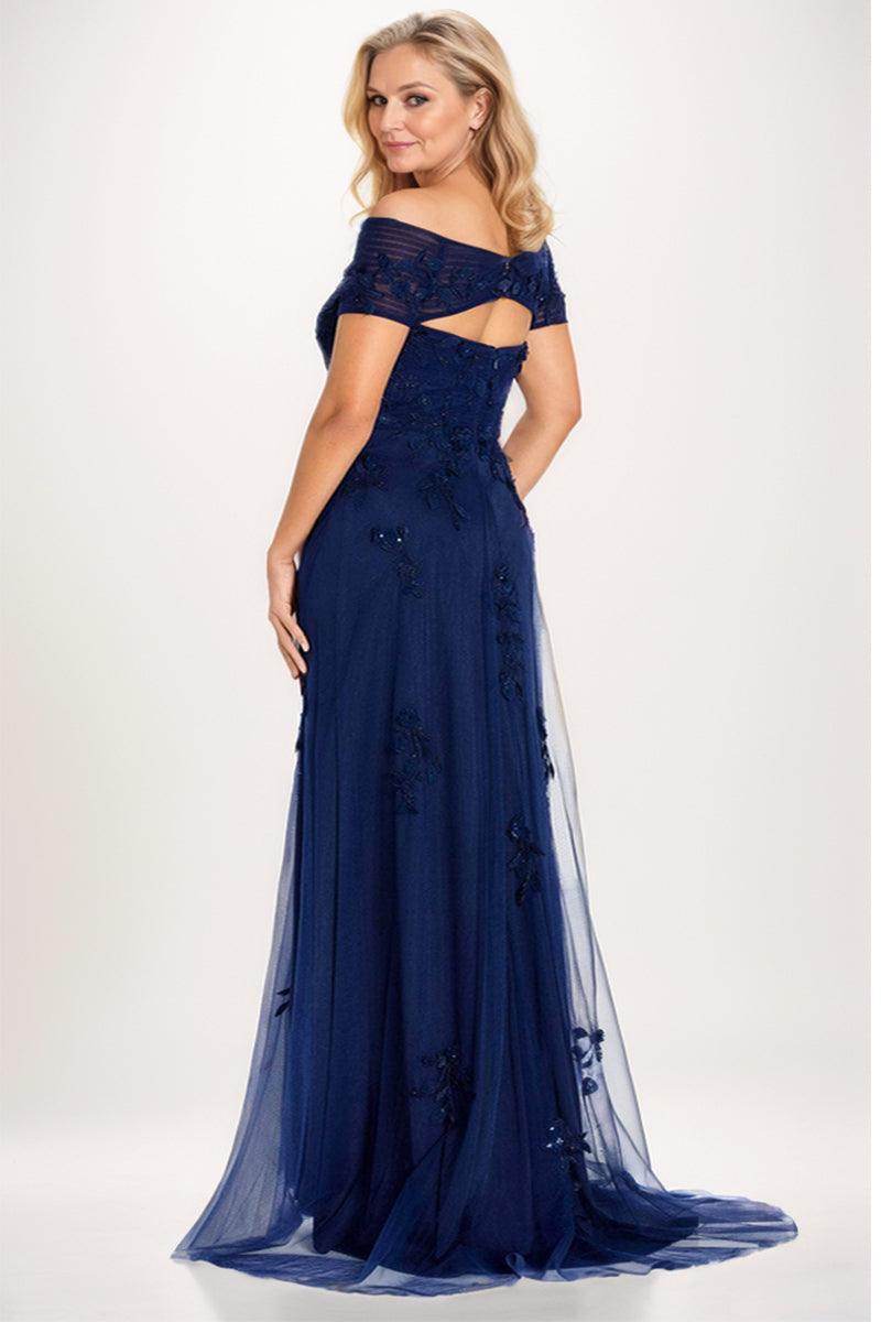 A-line Maxi Tulle Mother Dress CM0230 - COCOMELODY