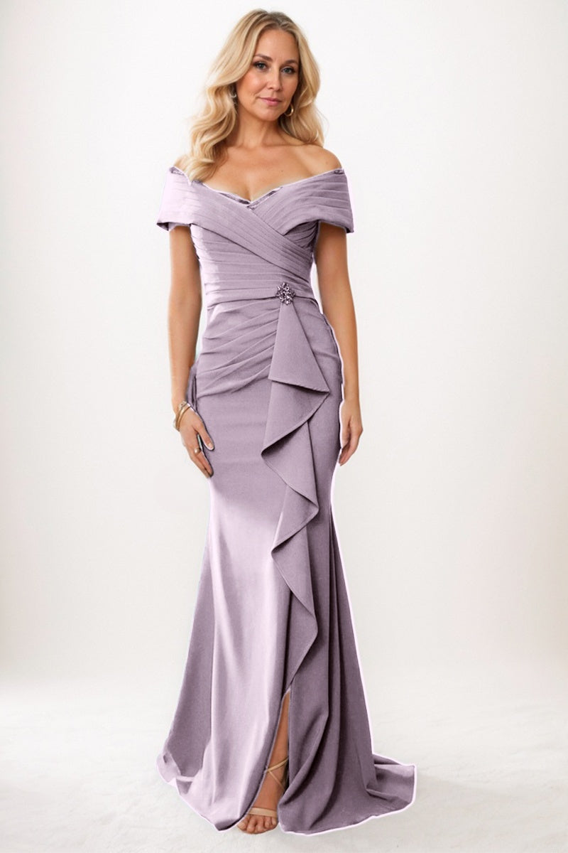 Trumpet-Mermaid Maxi Chiffon Mother Dress CM0245