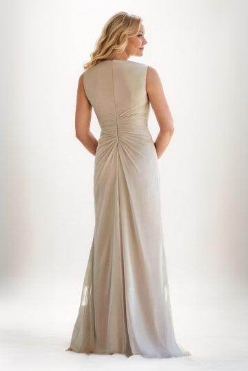 A-Line Maxi Chiffon Mother Dress CM0256 - COCOMELODY