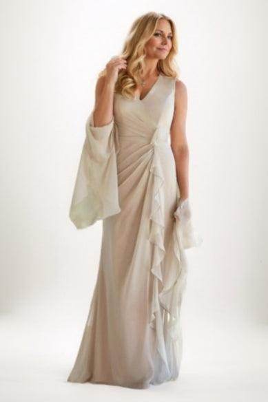 Bridesmaid Dress Champagne Mother Of The Bride Long Dresses A