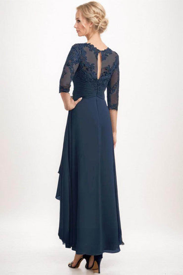 A-Line Midi Chiffon Mother Dress CM0264 - COCOMELODY