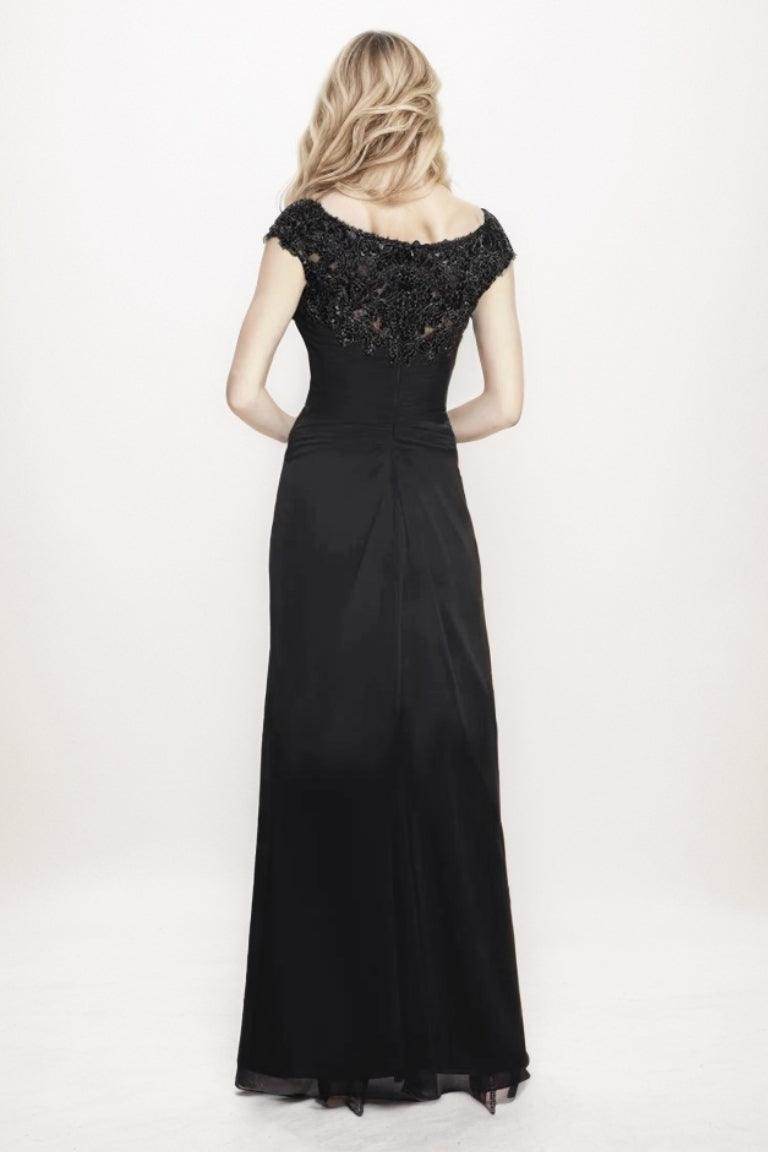 A-Line Maxi Chiffon Mother Of The Bride Dress CM0272 - COCOMELODY