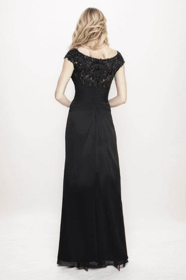 A-Line Maxi Chiffon Mother Of The Bride Dress CM0272 - COCOMELODY