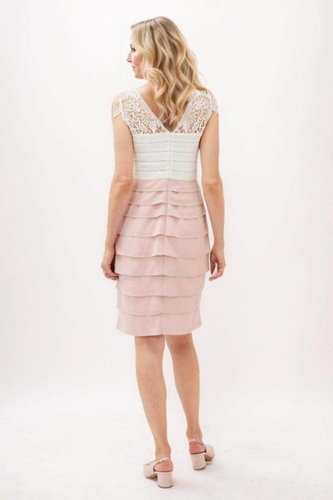 Sheath-Column Mini Chiffon Mother Of The Bride Dress CM0281 - COCOMELODY