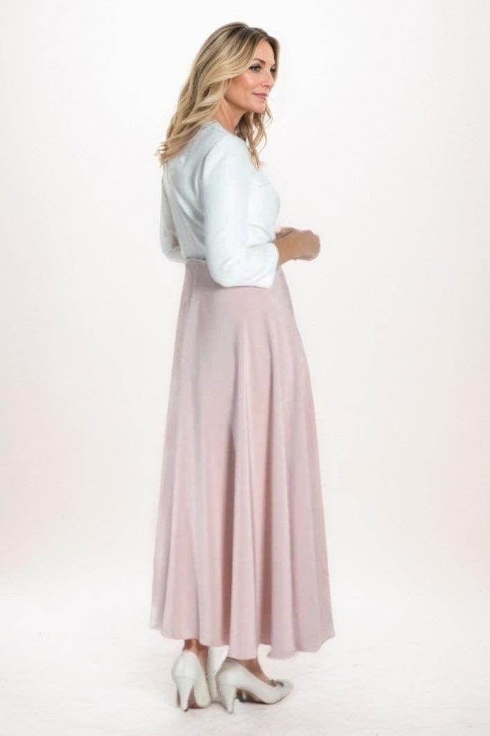 A-Line Maxi Chiffon Mother Of The Bride Dress CM0282 - COCOMELODY