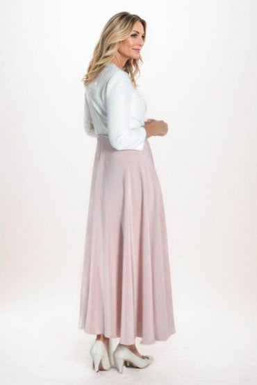 A-Line Maxi Chiffon Mother Of The Bride Dress CM0282 - COCOMELODY