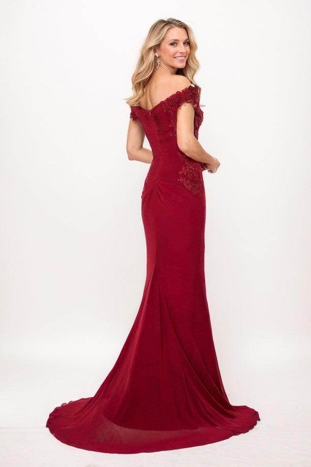 Trumpet-Mermaid Maxi Chiffon Mother Of The Bride Dress CM0321 - COCOMELODY