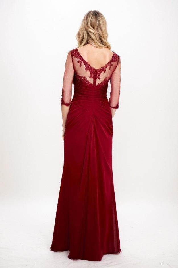 Trumpet-Mermaid Maxi Chiffon Mother Of The Bride Dress CM0322 - COCOMELODY