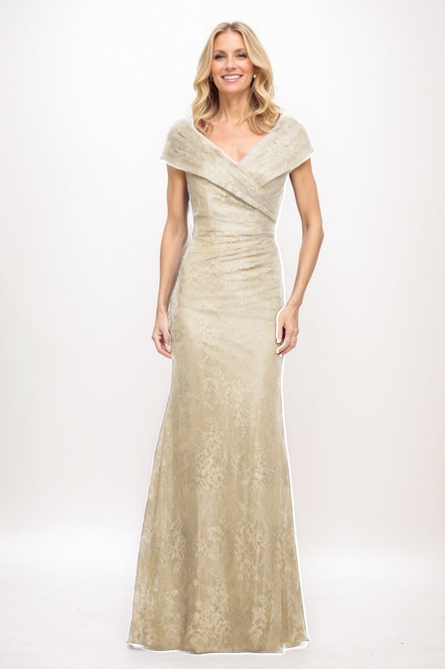 Sheath Maxi Elastic Satin Mother Of The Bride Dress CM0325