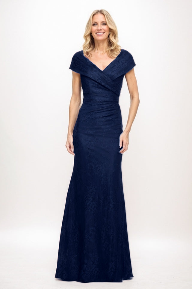 Sheath Maxi Elastic Satin Mother Of The Bride Dress CM0325