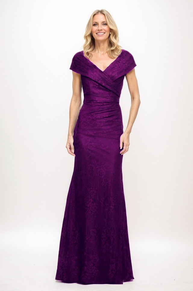 Sheath Maxi Elastic Satin Mother Of The Bride Dress CM0325