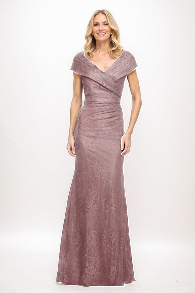 Sheath Maxi Elastic Satin Mother Of The Bride Dress CM0325