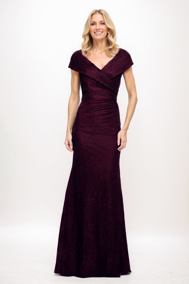Sheath Maxi Elastic Satin Mother Of The Bride Dress CM0325