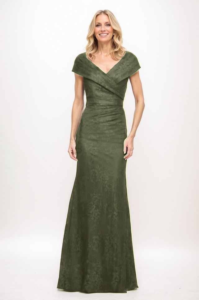 Sheath Maxi Elastic Satin Mother Of The Bride Dress CM0325