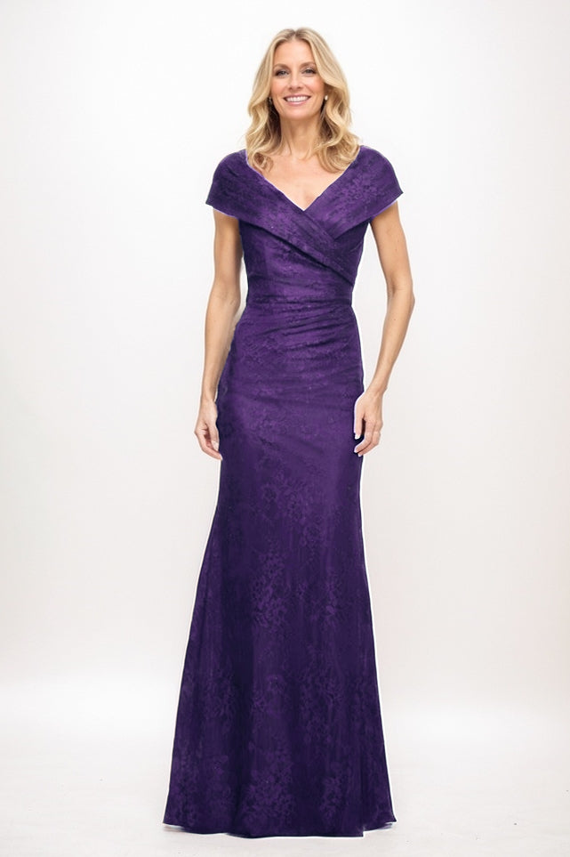 Sheath Maxi Elastic Satin Mother Of The Bride Dress CM0325