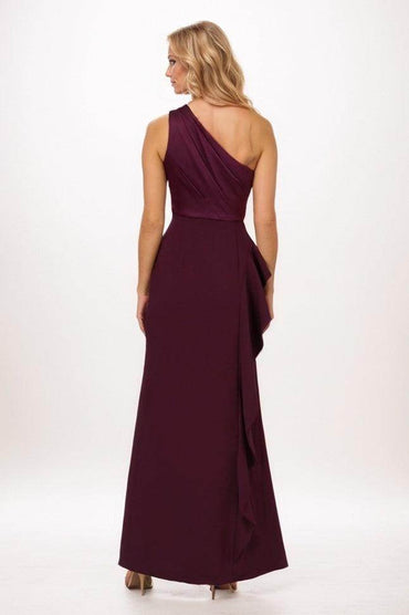 Sheath Maxi Luxe Satin Mother Of The Bride Dress CM0328 - COCOMELODY
