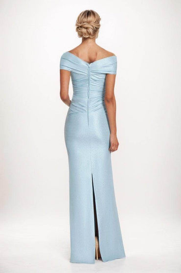 Sheath-Column Maxi Taffeta Mother Of The Bride Dress CM0330 - COCOMELODY