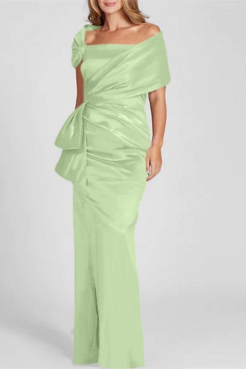 Off The Shoulder Floor Length Mother Of The Bride Dresses CM0336 - COCOMELODY