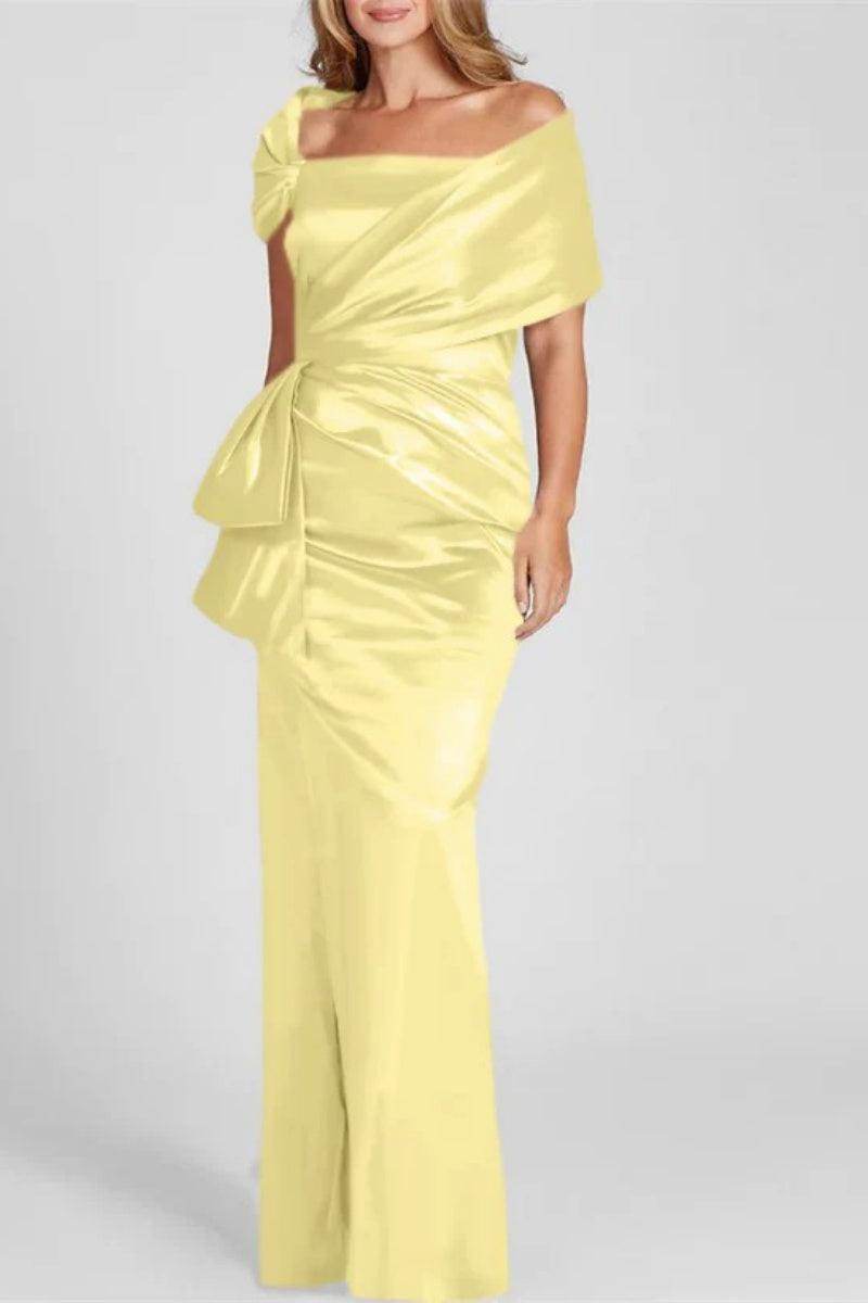 Off The Shoulder Floor Length Mother Of The Bride Dresses CM0336 - COCOMELODY